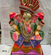 Ganesh idol 12inch Eco-Friendly(Dissolves in 45mins)